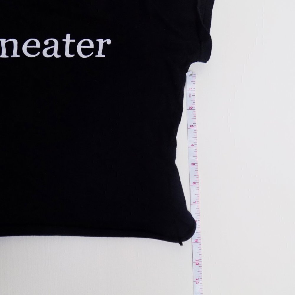 90s y2k shirt graphic tee man eater crop top funny - Picture 4 of 5